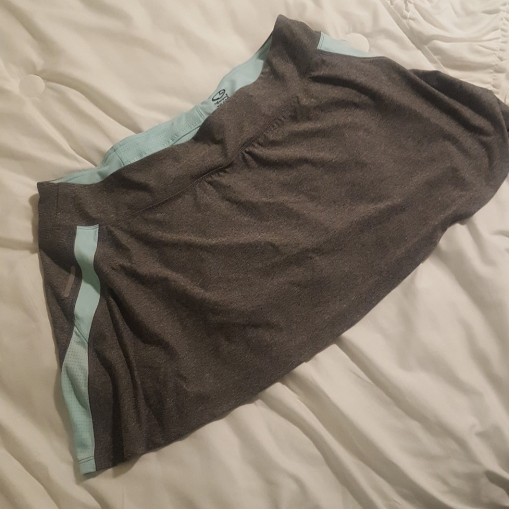 champion grey & aqua running/ tennis skirt xxl